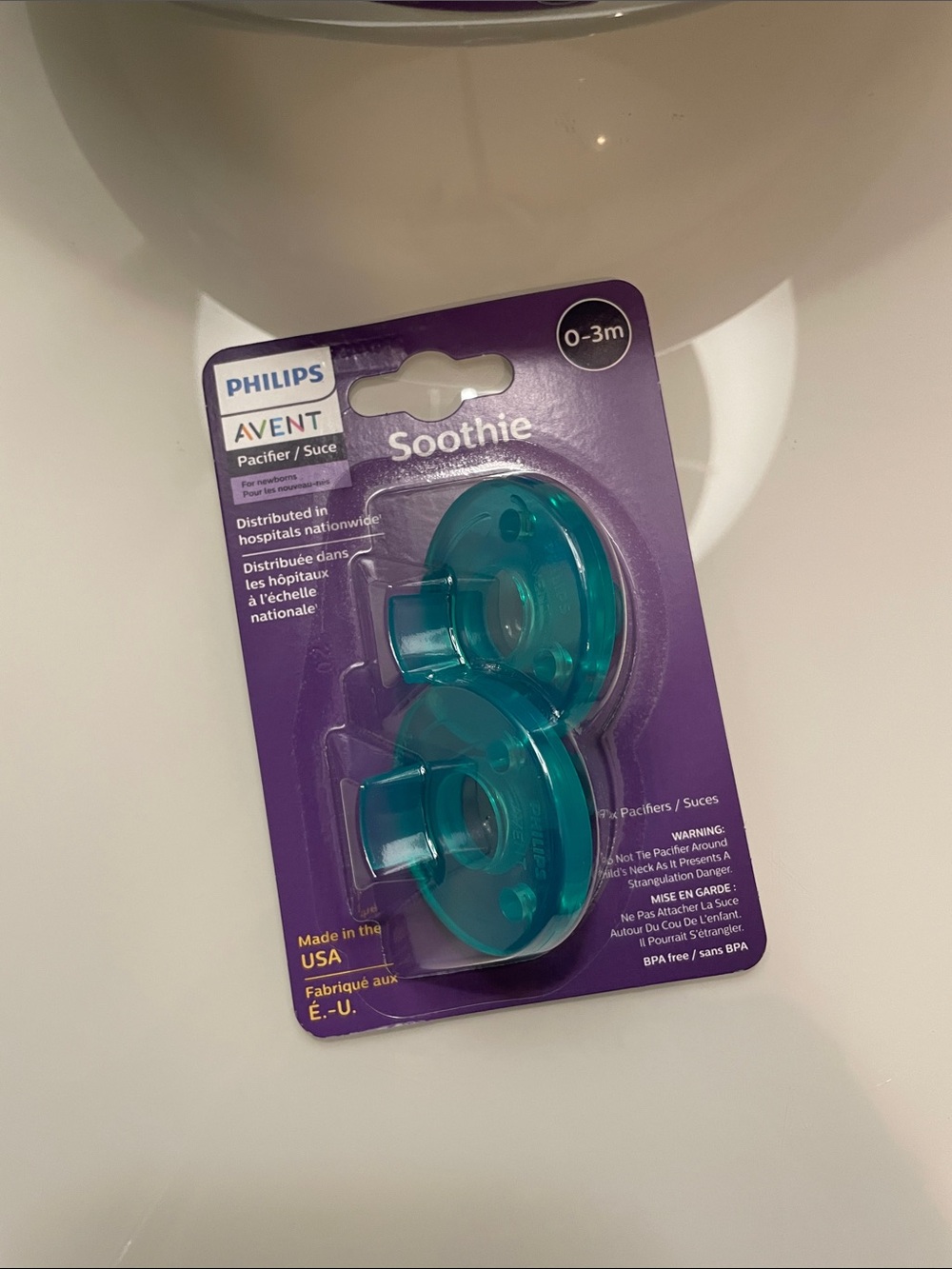 ❗️3/$10❗️Philips Avent Soothie Pacifiers - (0-3m)